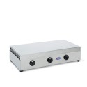 Edelstahl-Gasherd mit 3 Brennern für Flüssiggas und Erdgas 3300ACCGPS CF Parker Sales
