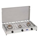 Tragbarer Gasherd Camping 3 Flammen mit Deckel 5523G CF Parker Aktion
