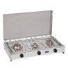 Tragbarer Gasherd Camping 3 Flammen mit Deckel 5523G CF Parker Aktion