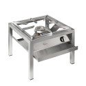 Professioneller Gasherd aus Edelstahl 1 Flamme 14 kW SP6050L Parker Angebot
