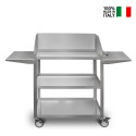 Professioneller Küchenwagen aus Edelstahl Giorgio Plus Parker Verkauf