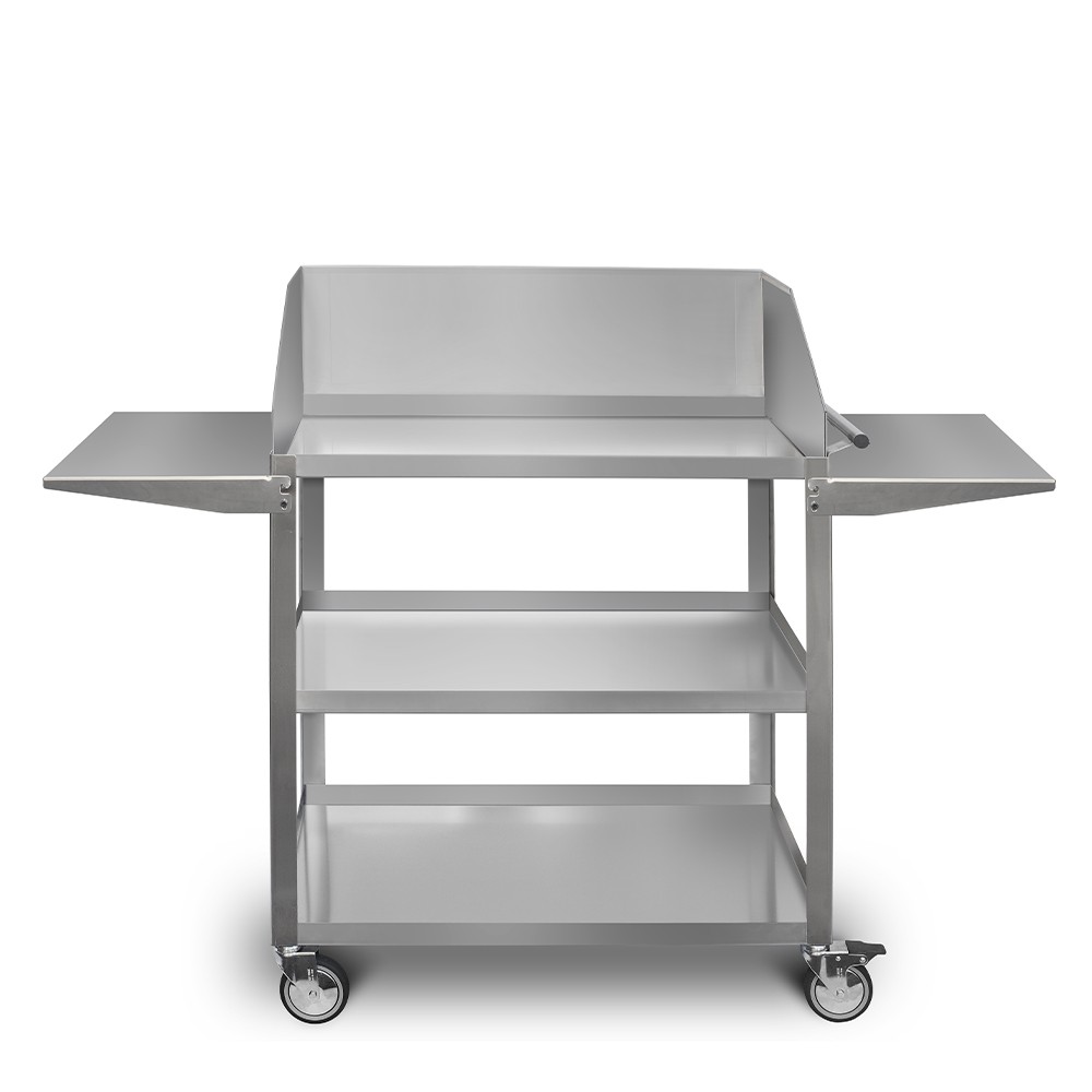 Professioneller Küchenwagen aus Edelstahl Giorgio Plus Parker