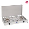 Camping-Gasherd mit 2 Brennern und Deckel 5522G CF Parker Sales