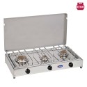 Tragbarer Gasherd Camping 3 Flammen mit Deckel 5523G CF Parker Sales