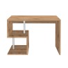 Platzsparender Schreibtisch für Zuhause und Büro 100x50cm aus Holz Esse 2 Oak Angebot