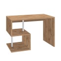 Platzsparender Schreibtisch für Zuhause und Büro 100x50cm aus Holz Esse 2 Oak Sales