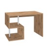 Platzsparender Schreibtisch für Zuhause und Büro 100x50cm aus Holz Esse 2 Oak Sales