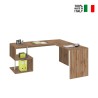 Moderne Eckschreibtisch Vilnis WD aus Holz, 160/180 cm für Büro oder Arbeitszimmer Verkauf