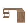 Moderne Eckschreibtisch Vilnis WD aus Holz, 160/180 cm für Büro oder Arbeitszimmer Rabatte