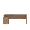Moderne Winkel-Schreibtisch aus Holz mit 3 Schubladen New Selina WD Katalog