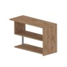 Drehbarer Eckschreibtisch aus Holz mit 2 Regalböden Volta WD Eigenschaften