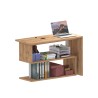 Drehbarer Eckschreibtisch aus Holz mit 2 Regalböden Volta WD Preis