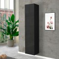 Moderner schwarzer Eingangs-Kleiderschrank mit 5 Fächern Note Wardrobe Aktion
