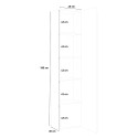 Moderner schwarzer Eingangs-Kleiderschrank mit 5 Fächern Note Wardrobe Katalog