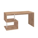 Platzsparender moderner Bürotisch aus Holz 140x60cm Bolg WD Angebot