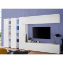 Weiße Wohnwand Hängeschrank TV-Möbel 3 Schränke Joy Trio Katalog