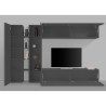Moderne Wohnwand TV-Möbel Schrank Vitrine Hängeschrank Note Duet Rabatte