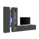 Moderne Wohnwand TV-Möbel Vitrine Schrank Elco RT Angebot