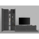 Moderne Wohnwand TV-Möbel Vitrine Schrank Elco RT Rabatte