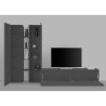 Moderne Wohnwand TV-Möbel Vitrine Schrank Elco RT Rabatte