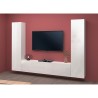 Moderne weiße hängende Wohnwand TV-Schrank 2 Schränke Vibe WH Sales
