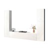 Moderne weiße hängende Wohnwand TV-Schrank 2 Schränke Vibe WH Angebot