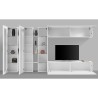 Wohnwand mit 2 Vitrinen, TV-Schrank, Hängeschrank Joy Mir Rabatte