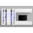 Wohnwand mit 2 Vitrinen, TV-Schrank, Hängeschrank Joy Mir Sales