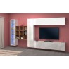Weiße TV-Wand mit Hängeschrank und Vitrine Femir WH Katalog