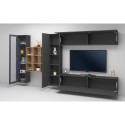 Moderne Hängende TV-Wand mit Vitrine und Bücherregal Femir RT Rabatte