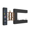 Moderne Hängende TV-Wand mit Vitrine und Bücherregal Femir RT Angebot
