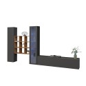 Moderne Wohnwand TV mit Schrank und Bücherregal aus Holz Ranil RT Angebot