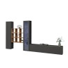 Moderne Wohnwand TV mit Schrank und Bücherregal aus Holz Ranil RT Angebot