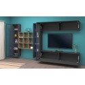Moderne Wohnwand Hängendes TV-Möbel mit Regal und 2 Vitrinen Eron RT Katalog