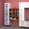 Moderne Wandregal mit 9 Ablagen aus Holz 90x90x25cm Roderik L Rabatte