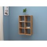Moderne Wandregal Holz mit 6 Regalböden 60x90x25cm Roderik M Sales