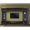 Moderne Wohnwand mit hängendem TV-Element und 2 Vitrinen Sultan RT Katalog