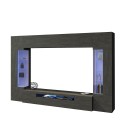 Moderne Wohnwand mit hängendem TV-Element und 2 Vitrinen Sultan RT Angebot