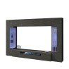 Moderne Wohnwand mit hängendem TV-Element und 2 Vitrinen Sultan RT Angebot