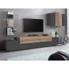 Moderne TV-Wandhalterung schwarz Holz Stady AP Sales