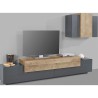 Moderne TV-Wandhalterung schwarz Holz Stady AP Katalog