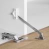 Moderne TV-Wandhalterung schwarz Holz Stady AP Lagerbestand