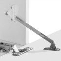 Wohnwand mit TV-Schrank und Vitrine, weiß, Woud WH Auswahl