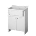 Waschbecken für den Außenbereich 55x34cm 2 Türen Pancrazio 5001PKC Negrari Aktion