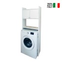 Negrari Marsala 5016P Waschmaschinen-Abdeckung platzsparend Schrank mit 2 Türen Verkauf
