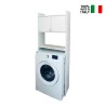 Negrari Marsala 5016P Waschmaschinen-Abdeckung platzsparend Schrank mit 2 Türen Verkauf