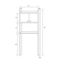 Negrari Marsala 5016P Waschmaschinen-Abdeckung platzsparend Schrank mit 2 Türen Sales
