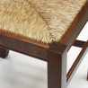Esstischstuhl Esszimmerstuhl aus Massivholz mit Sitzfläche aus Stroh Design Silvana Rabatte