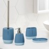 Badaccessoires Seifenspender Zahnbürstenhalter Hellblau Silk Aktion