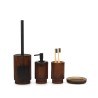 Badezimmer-Zubehörset Seifenspender Zahnputzbecher Glas Deco Katalog